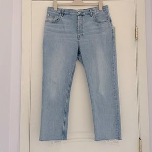 EVERLANE The Cheeky Jeans Crop Size:32 100%Organic Cotton